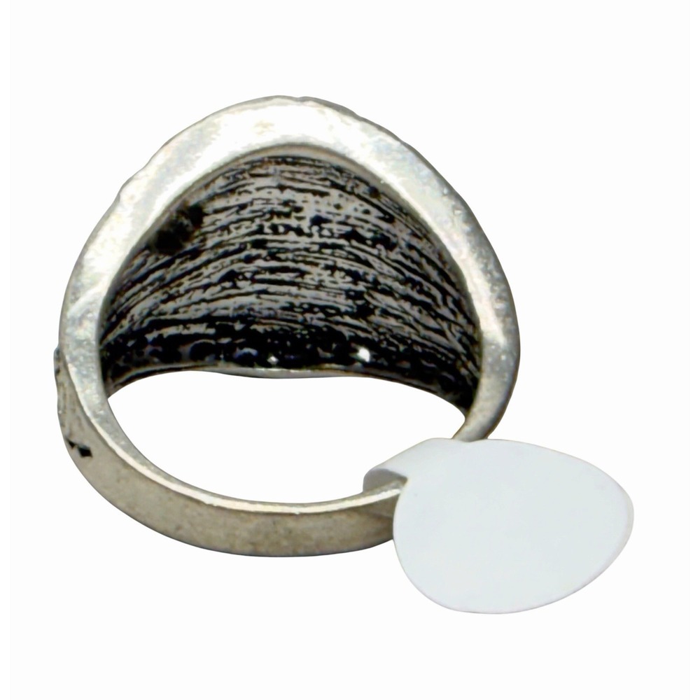 Harley Davidson Motor Cycles Ring Men's Silver Tone Zinc Alloy Ring Size 12.5 - Picture 3 of 7